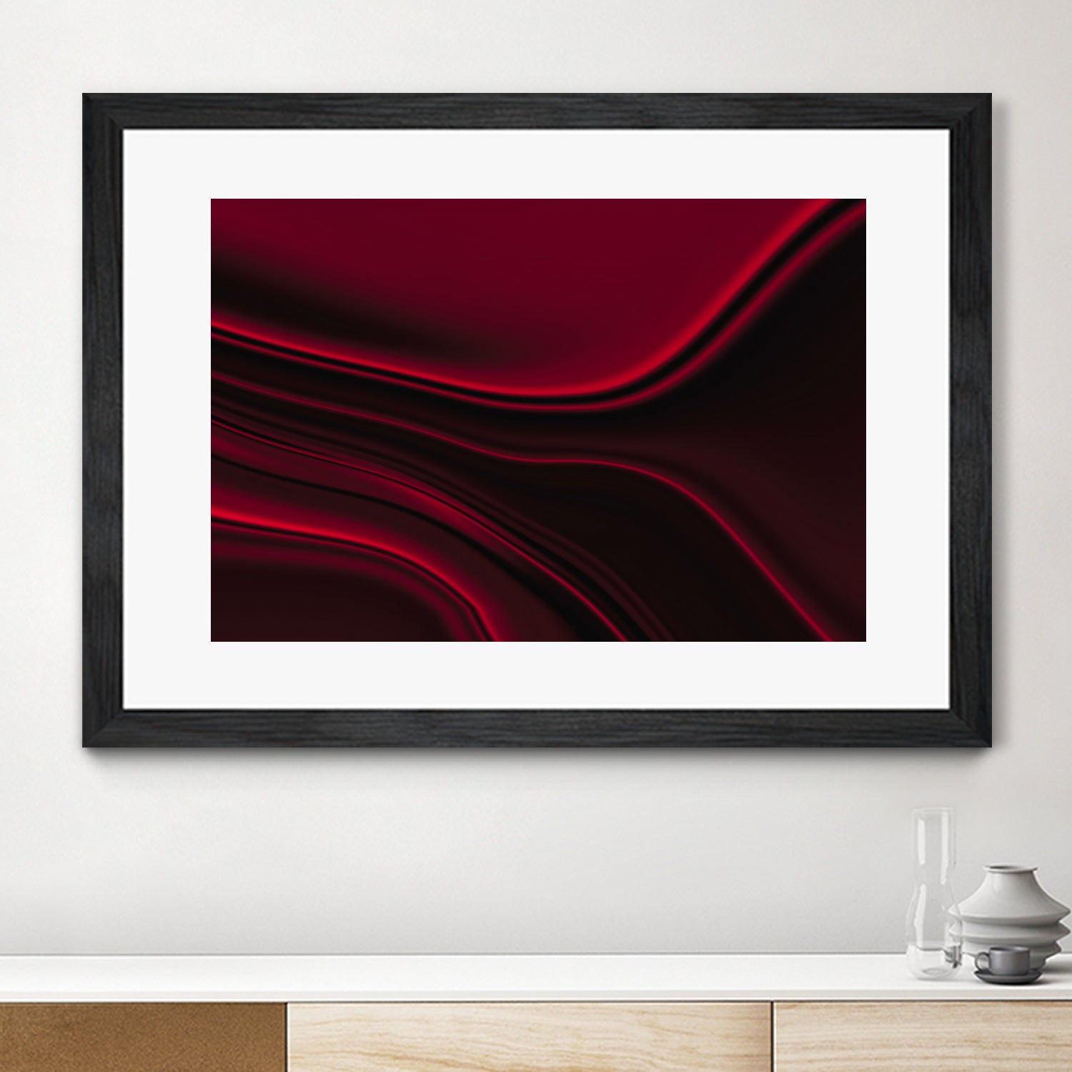 Red Liquid by Ronny Sefria on GIANT ART - black digital painting