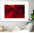 Red Liquid by Ronny Sefria on GIANT ART - black digital painting