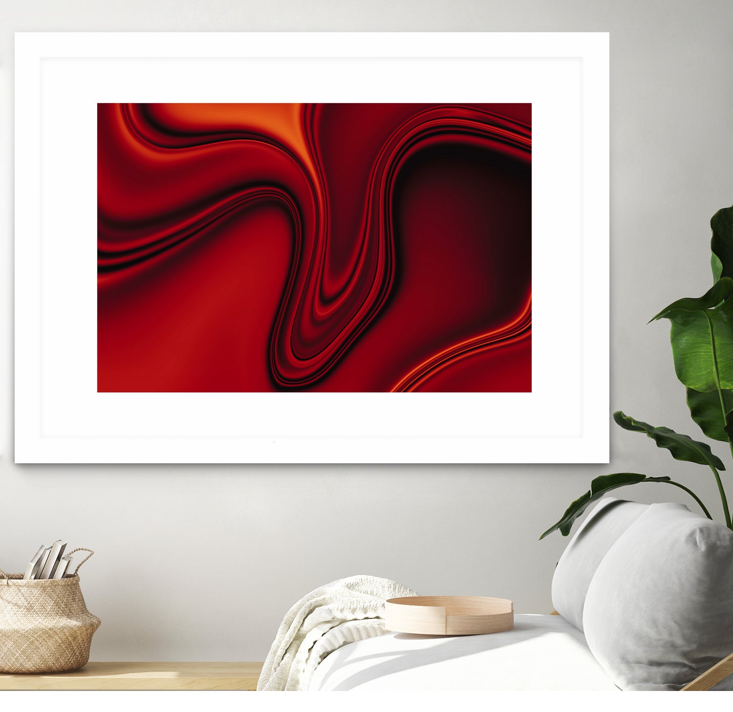 Red Liquid by Ronny Sefria on GIANT ART - black digital painting