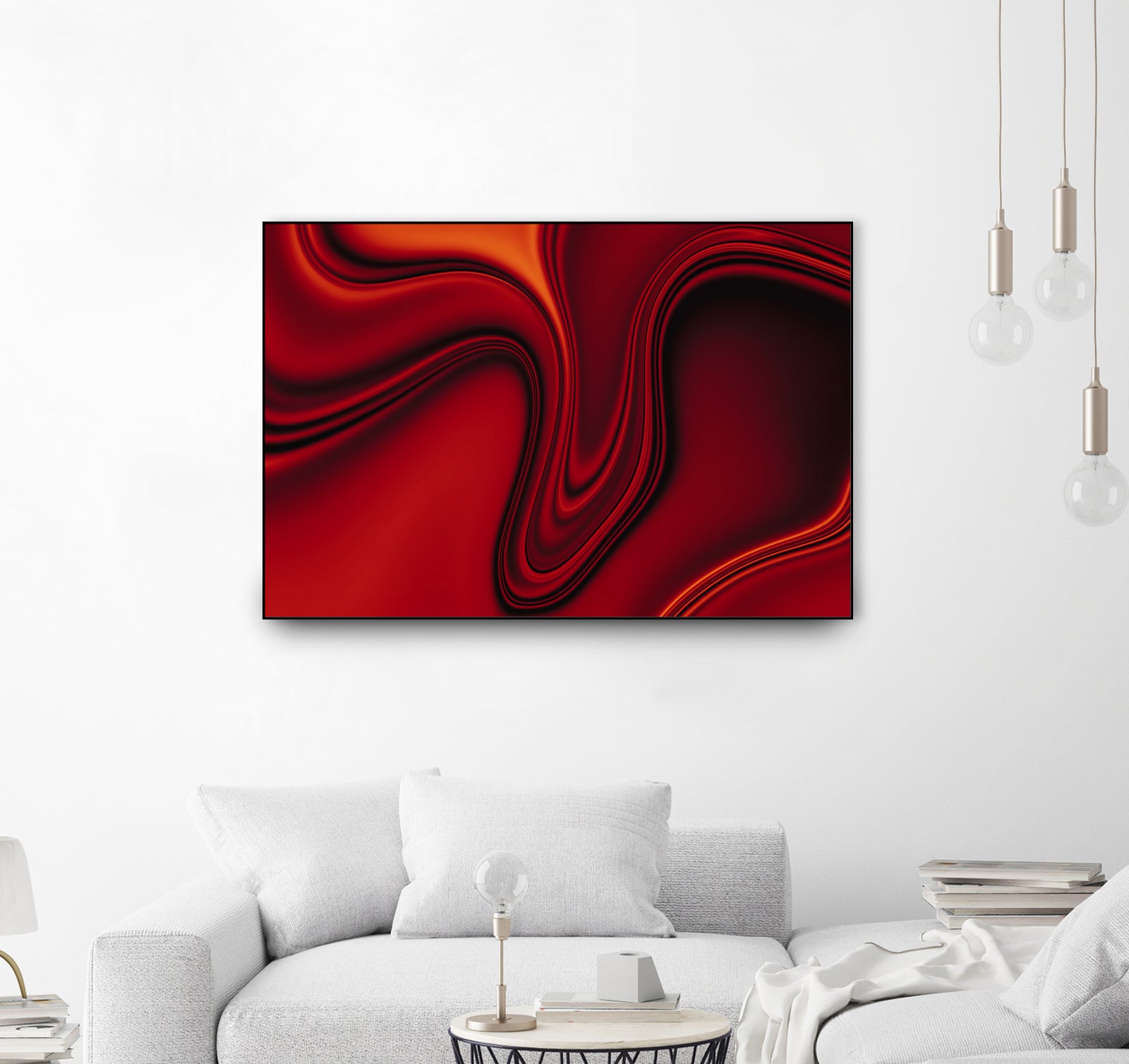 Red Liquid by Ronny Sefria on GIANT ART - black digital painting