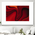 Red Liquid by Ronny Sefria on GIANT ART - black digital painting