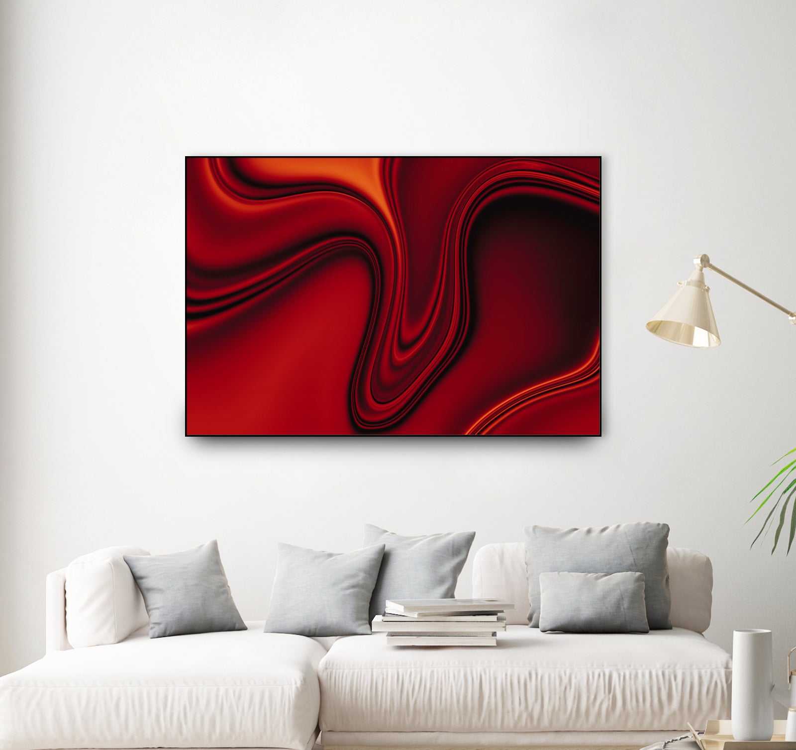 Red Liquid by Ronny Sefria on GIANT ART - black digital painting