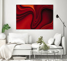 Red Liquid by Ronny Sefria on GIANT ART - black digital painting