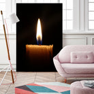 candle light burn by Ronny Sefria on GIANT ART - black photo illustration