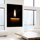 candle light burn by Ronny Sefria on GIANT ART - black photo illustration