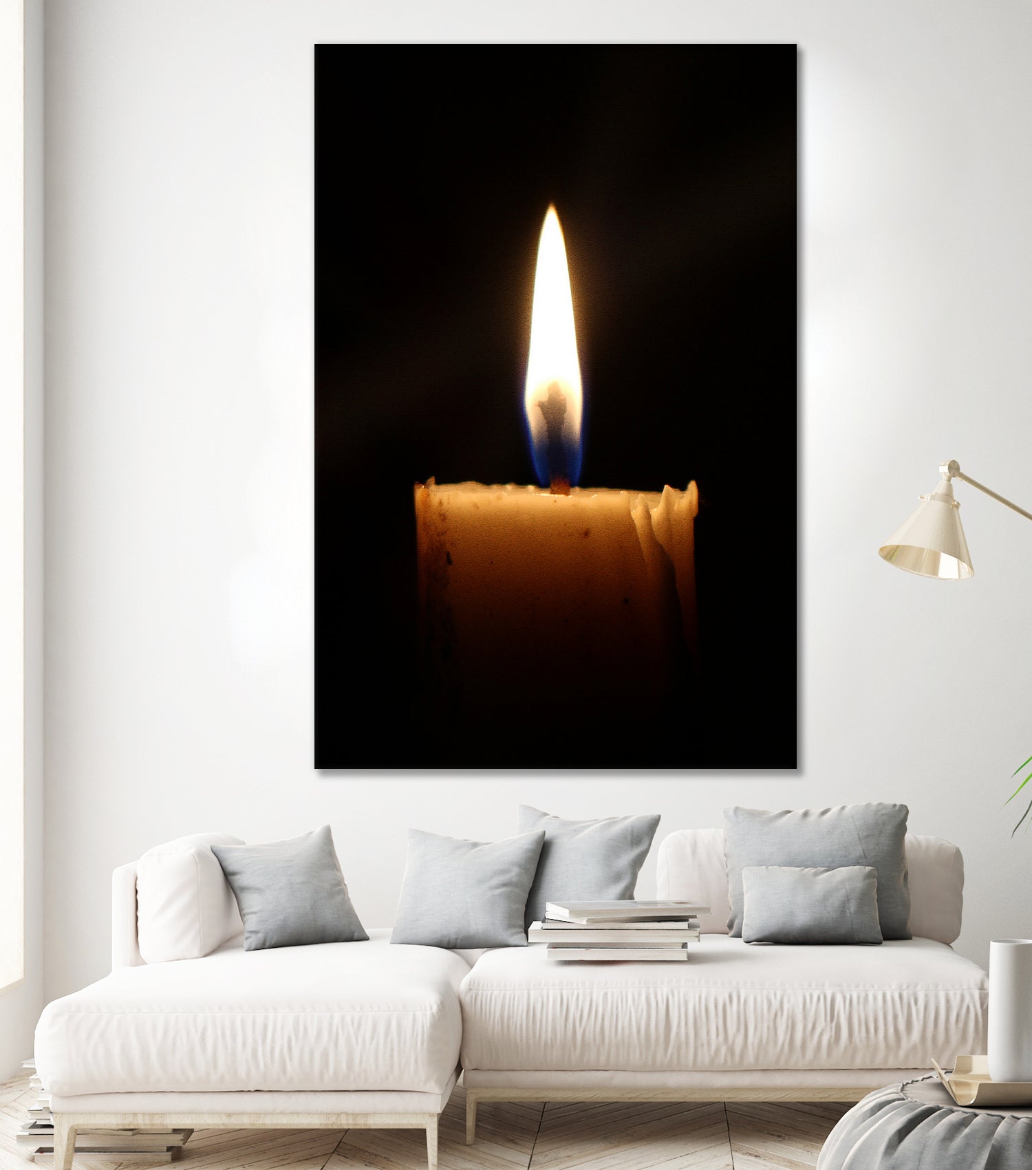 candle light burn by Ronny Sefria on GIANT ART - black photo illustration