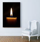 candle light burn by Ronny Sefria on GIANT ART - black photo illustration