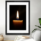 candle light burn by Ronny Sefria on GIANT ART - black photo illustration