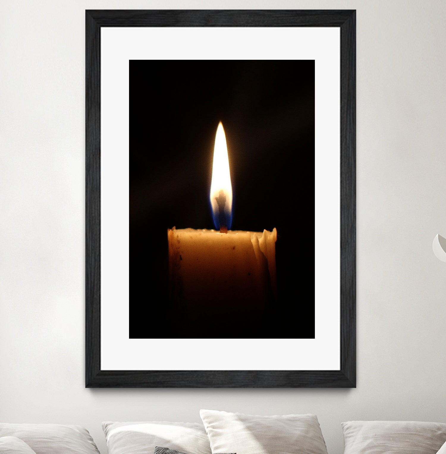 candle light burn by Ronny Sefria on GIANT ART - black photo illustration