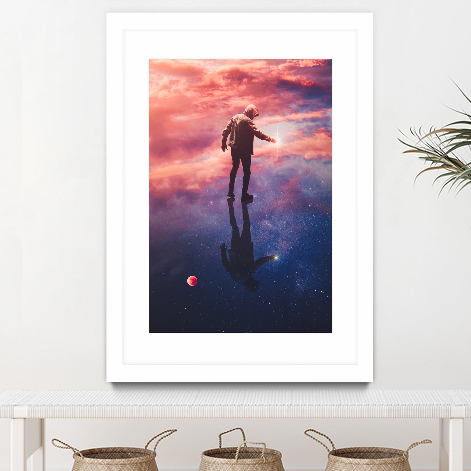 Star Catcher by Annisa Tiara Utami on GIANT ART - fuchsia photo manipulation