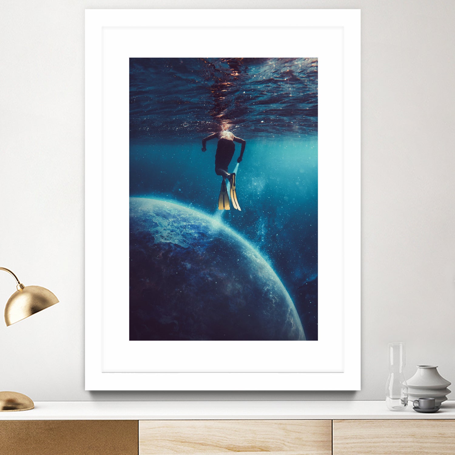 Another World by Annisa Tiara Utami on GIANT ART - blue photo manipulation