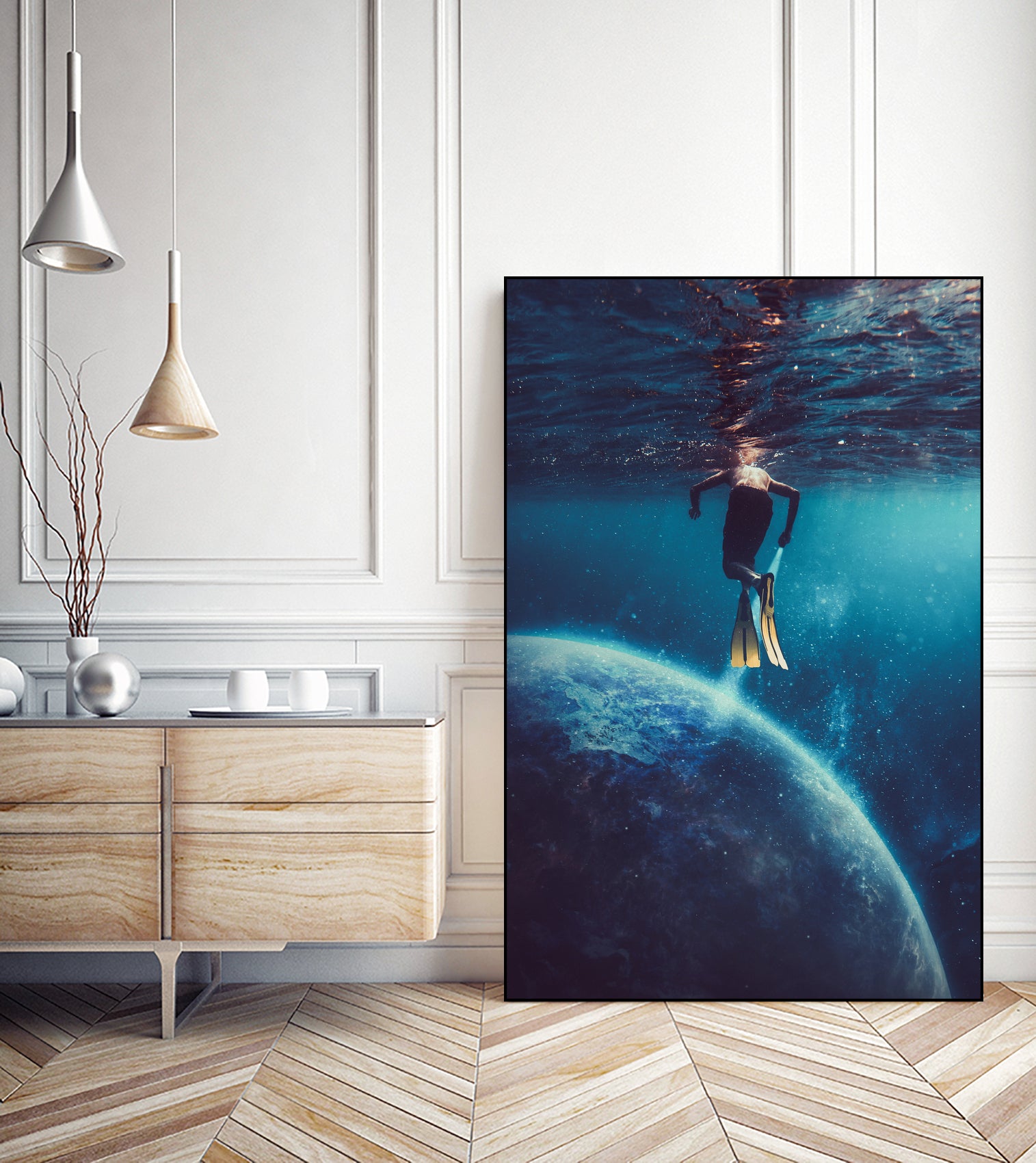 Another World by Annisa Tiara Utami on GIANT ART - blue photo manipulation