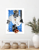 KINGS by Claudia Labarca on GIANT ART - blue digital painting