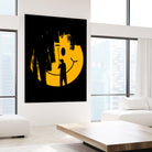 Unhappy by rob dobi on GIANT ART - yellow digital drawing