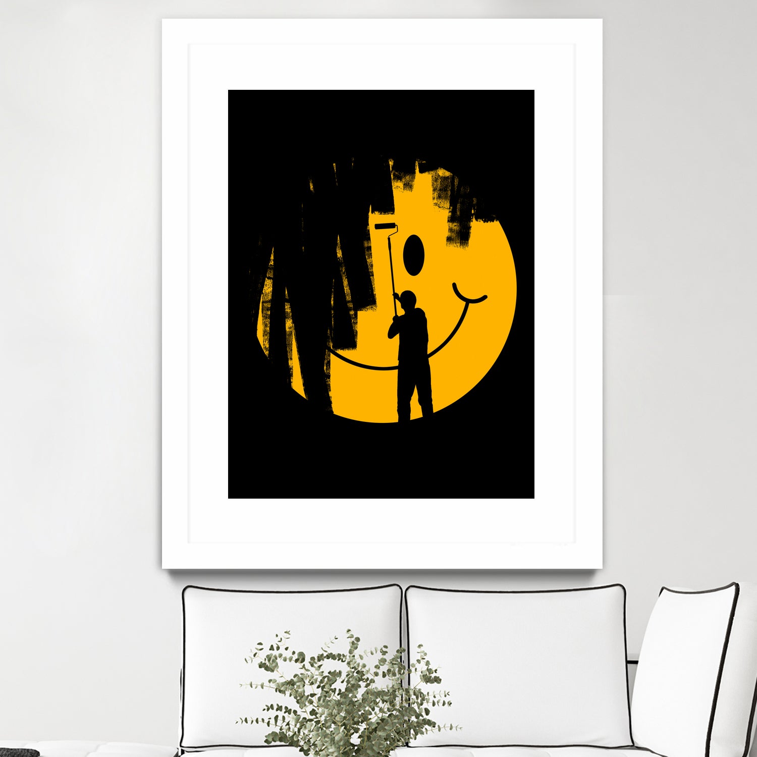 Unhappy by rob dobi on GIANT ART - yellow digital drawing