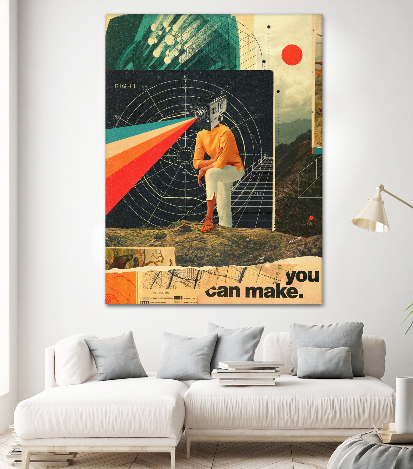 You can Make it Right by Frank Moth on GIANT ART - yellow photo illustration