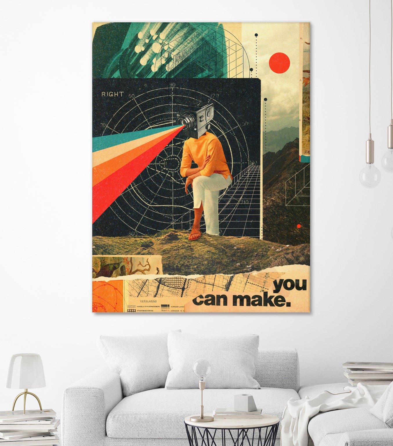 You can Make it Right by Frank Moth on GIANT ART - yellow photo illustration