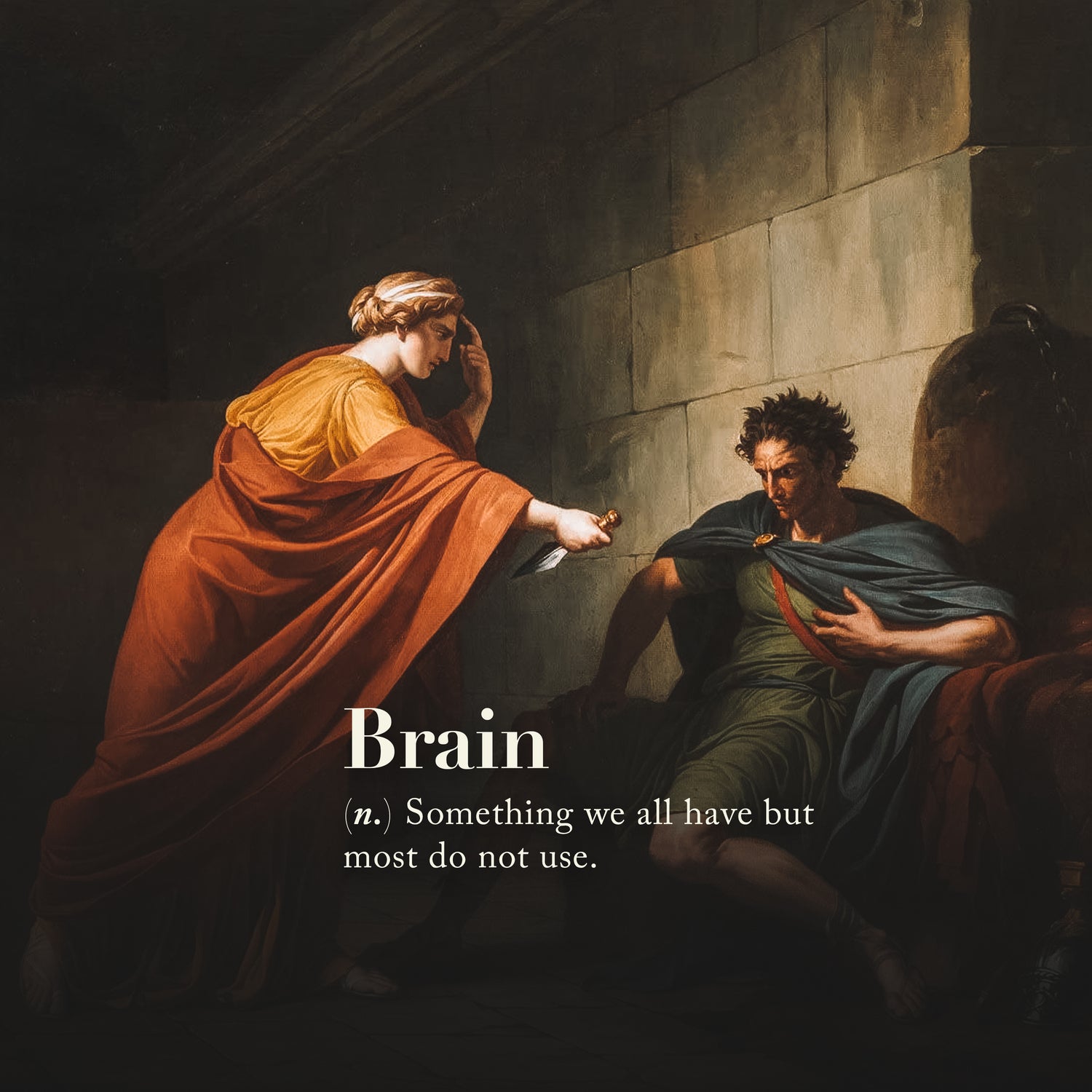 Brain by Mehmet Geren on GIANT ART - orange photo manipulation