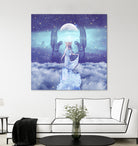 THE HIGH PRIESTESS TAROT CARD by Gloria Sánchez on GIANT ART - blue photo illustration