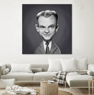 James Cagney by Rob Snow on GIANT ART - gray digital painting