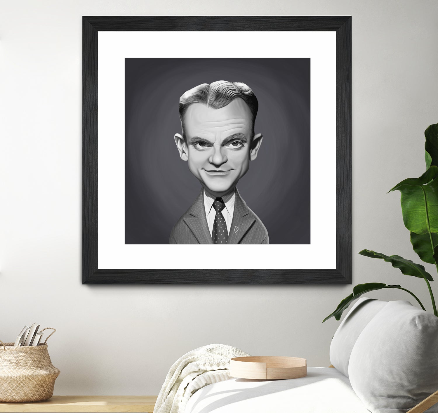 James Cagney by Rob Snow on GIANT ART - gray digital painting