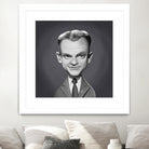 James Cagney by Rob Snow on GIANT ART - gray digital painting