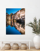 Maisons à colombages - Strasbourg by Mikael HOUITTE on GIANT ART - red photo illustration