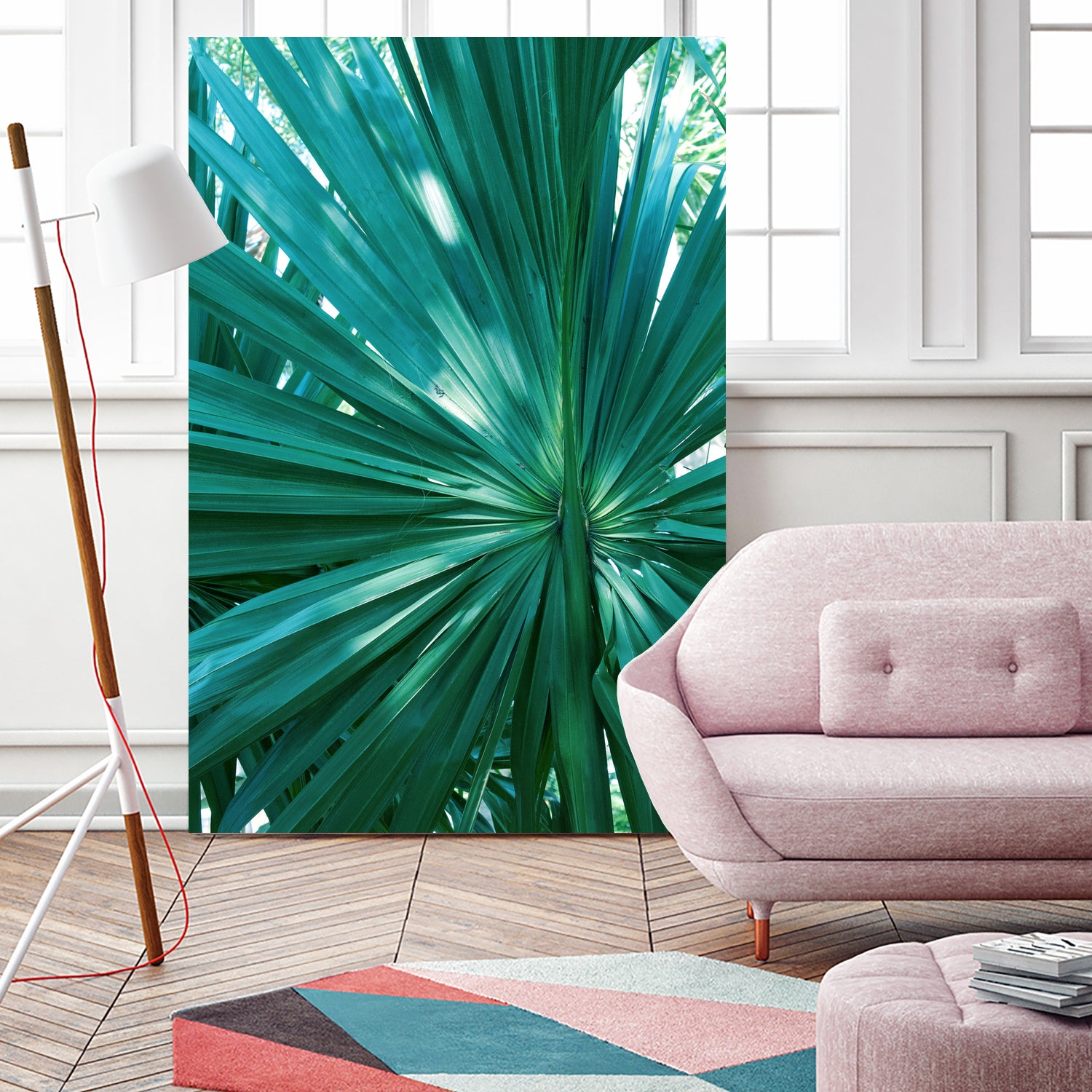 Tropical Fan Palm Finesse #1 #tropical #wall #decor #art by Anita & Bella Jantz on GIANT ART - green photo manipulation