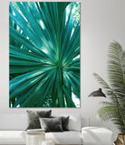 Tropical Fan Palm Finesse #1 #tropical #wall #decor #art by Anita & Bella Jantz on GIANT ART - green photo manipulation