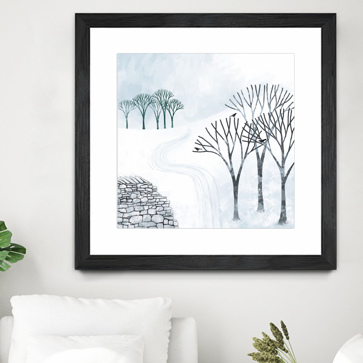 More Snow to Come by Nic Squirrell on GIANT ART - white digital painting