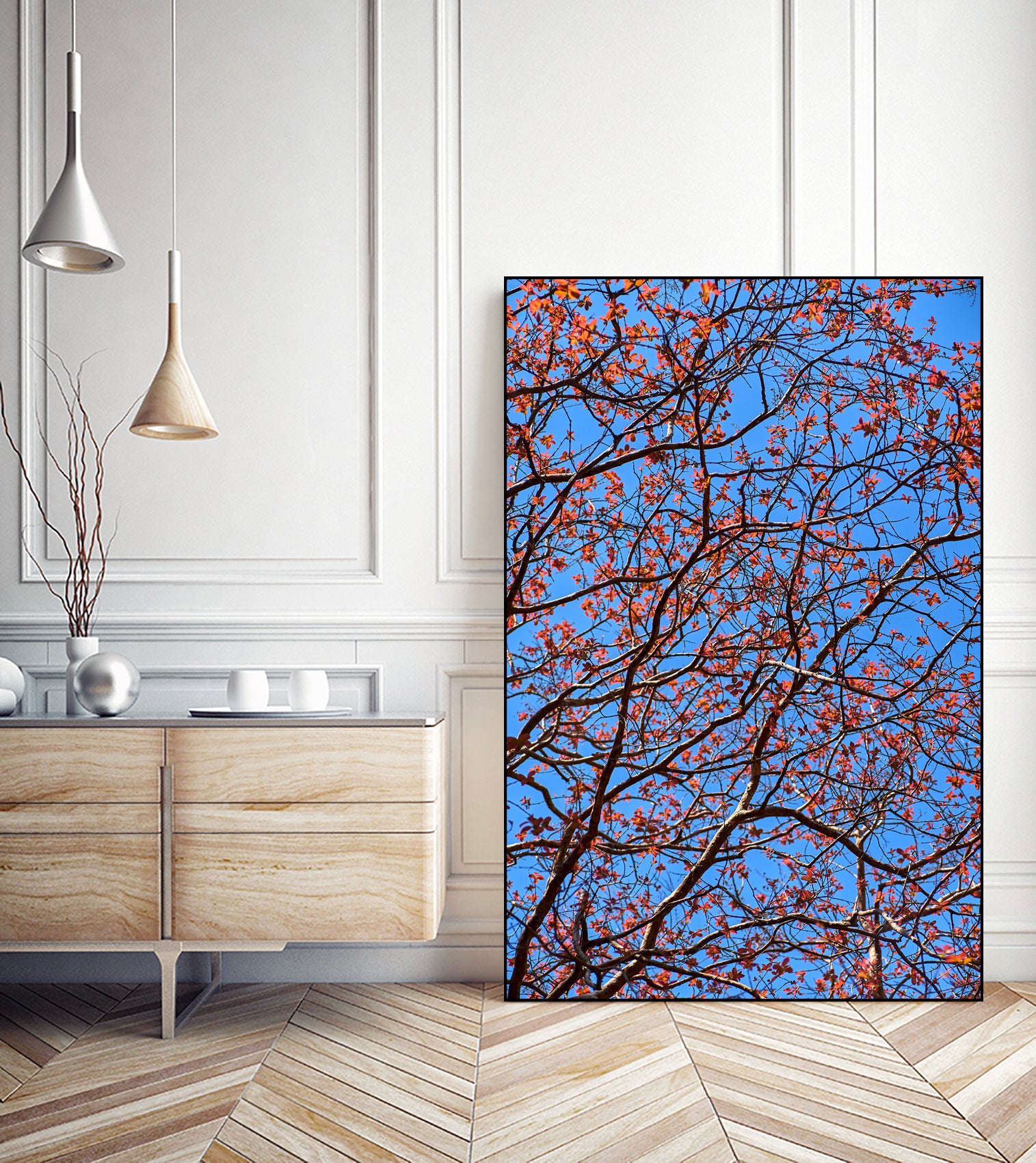 The red leaves in the early spring by Studio OMG on GIANT ART - red photo illustration