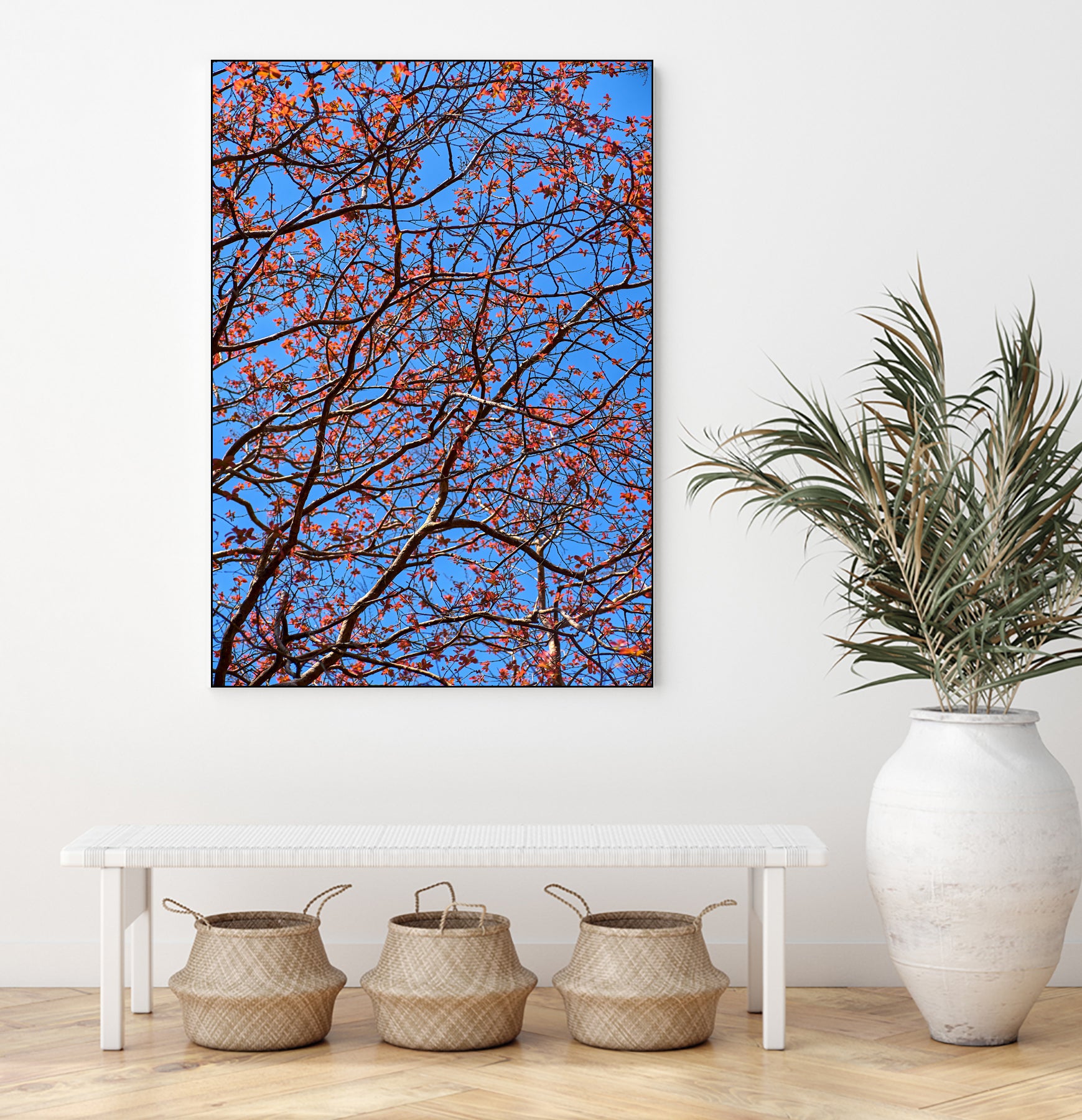 The red leaves in the early spring by Studio OMG on GIANT ART - red photo illustration