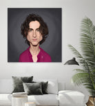 Timothee Chalamet by Rob Snow on GIANT ART - red digital painting