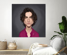 Timothee Chalamet by Rob Snow on GIANT ART - red digital painting