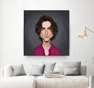 Timothee Chalamet by Rob Snow on GIANT ART - red digital painting