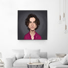 Timothee Chalamet by Rob Snow on GIANT ART - red digital painting