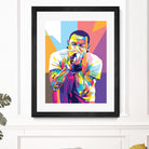 Chester Bennington by Art Style on GIANT ART - white digital drawing