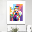 Chester Bennington by Art Style on GIANT ART - white digital drawing