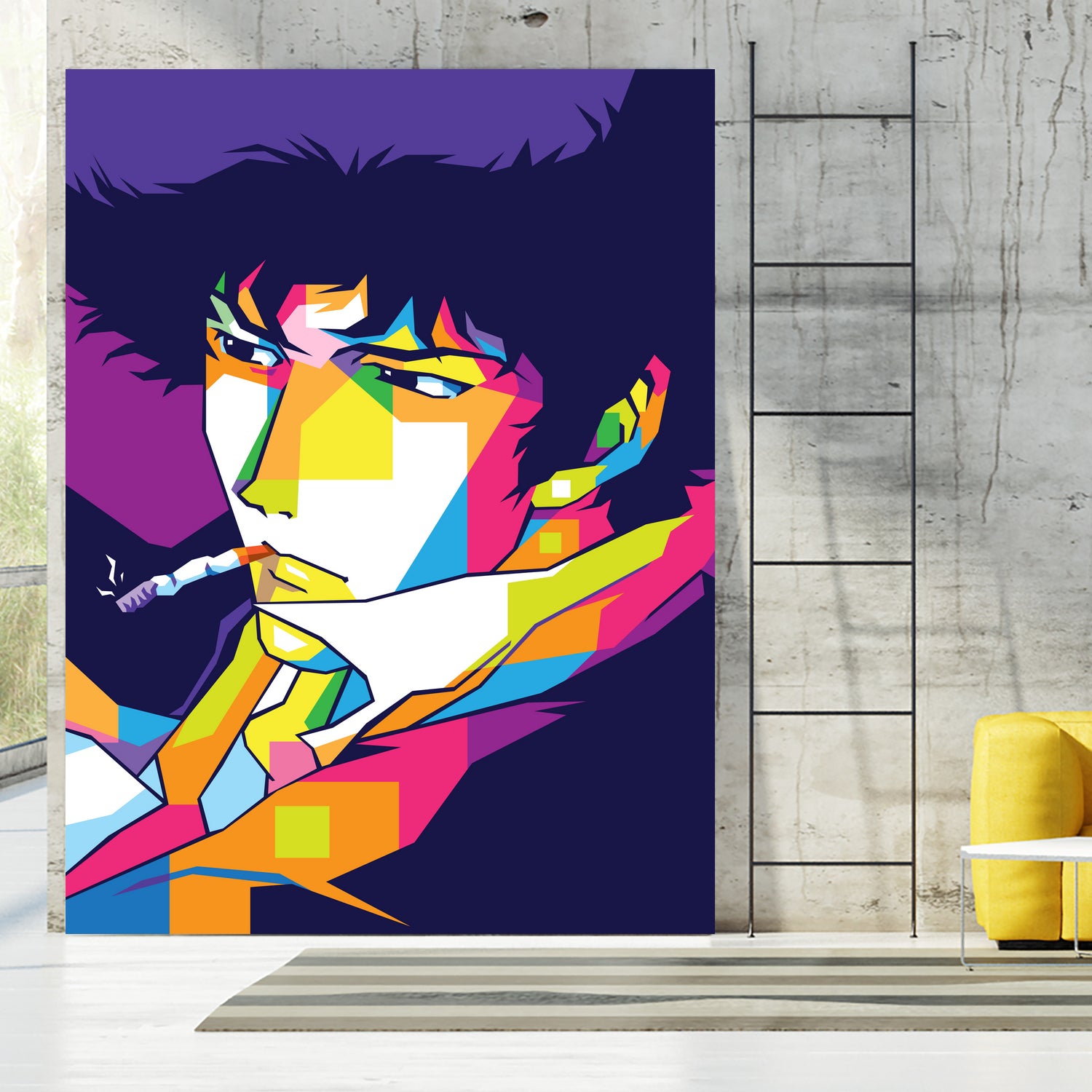 Spike Spiegel by Art Style on GIANT ART - white digital painting