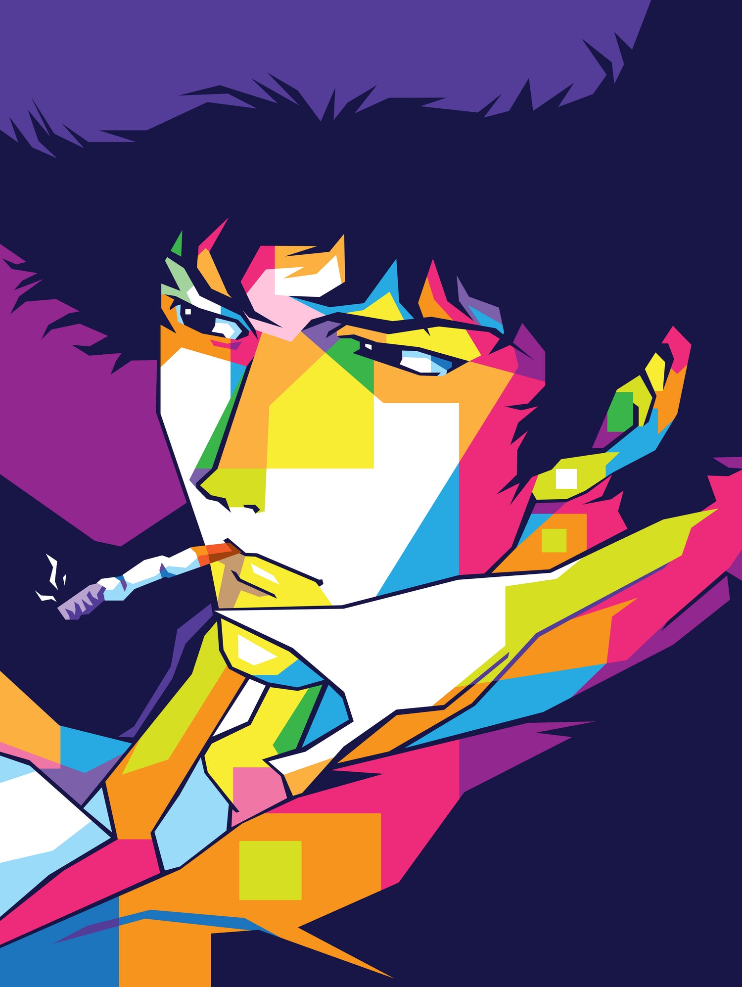 Spike Spiegel by Art Style on GIANT ART - white digital painting