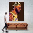 Lebron "The King" James by Zildjian Magante on GIANT ART - brown digital drawing