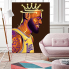 Lebron "The King" James by Zildjian Magante on GIANT ART - brown digital drawing