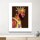 Lebron "The King" James by Zildjian Magante on GIANT ART - brown digital drawing