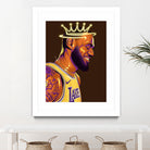 Lebron "The King" James by Zildjian Magante on GIANT ART - brown digital drawing