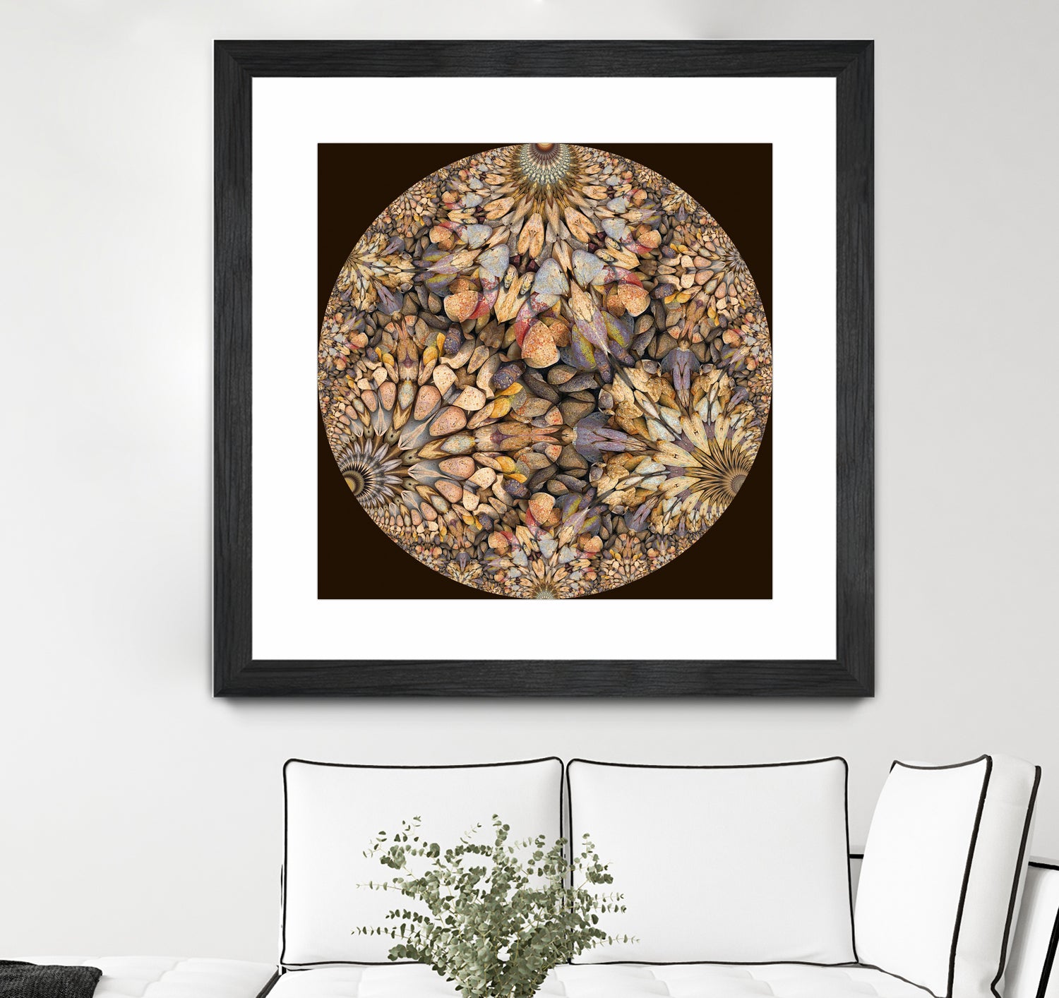 Hyperbolic Pebbles by Digital Crafts on GIANT ART - brown digital painting