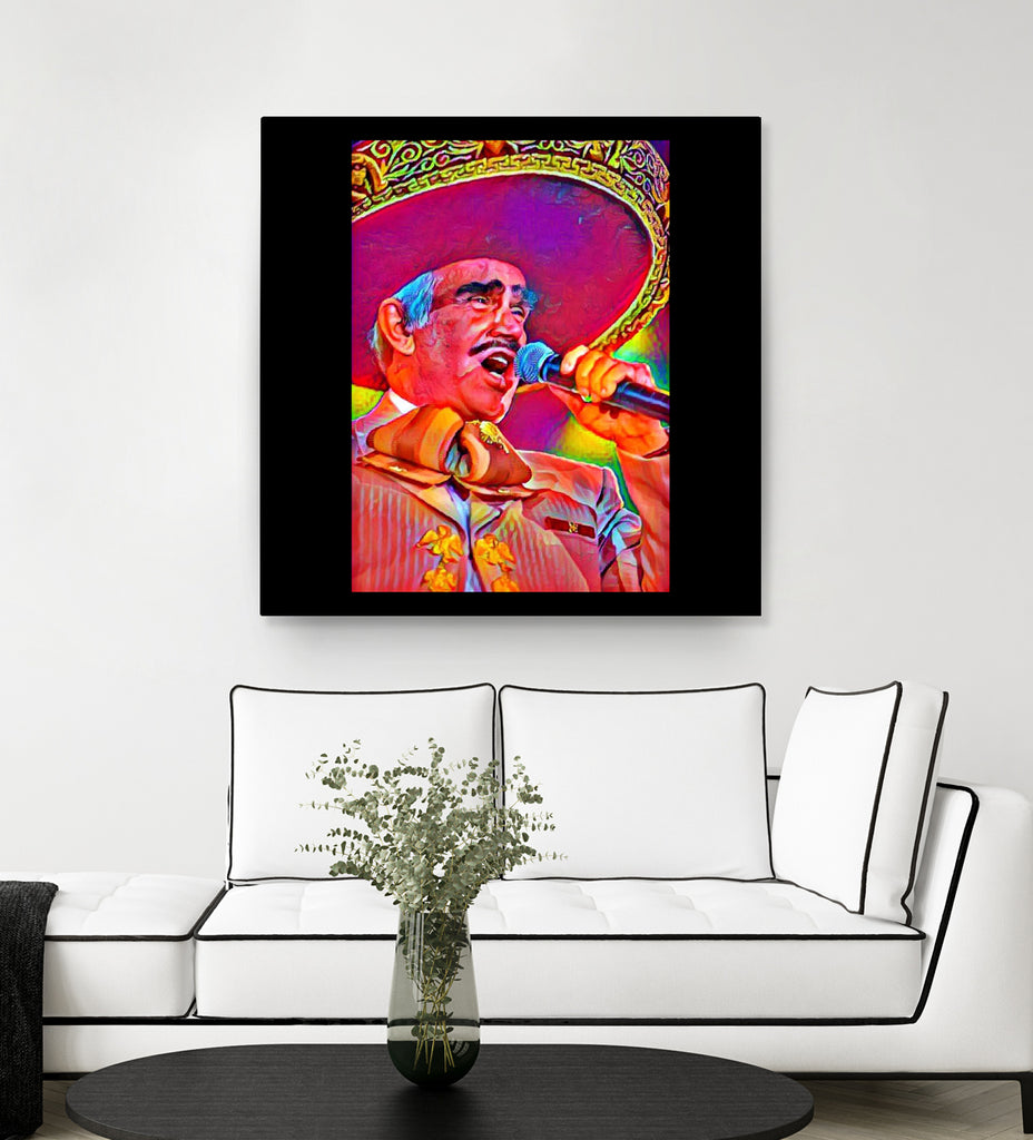 Vicente Fernández by Joseph Herrera on GIANT ART - white digital painting