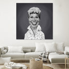 Doris Day by Rob Snow on GIANT ART - gray digital painting