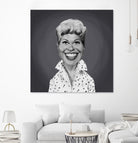 Doris Day by Rob Snow on GIANT ART - gray digital painting