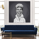 Doris Day by Rob Snow on GIANT ART - gray digital painting