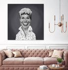 Doris Day by Rob Snow on GIANT ART - gray digital painting